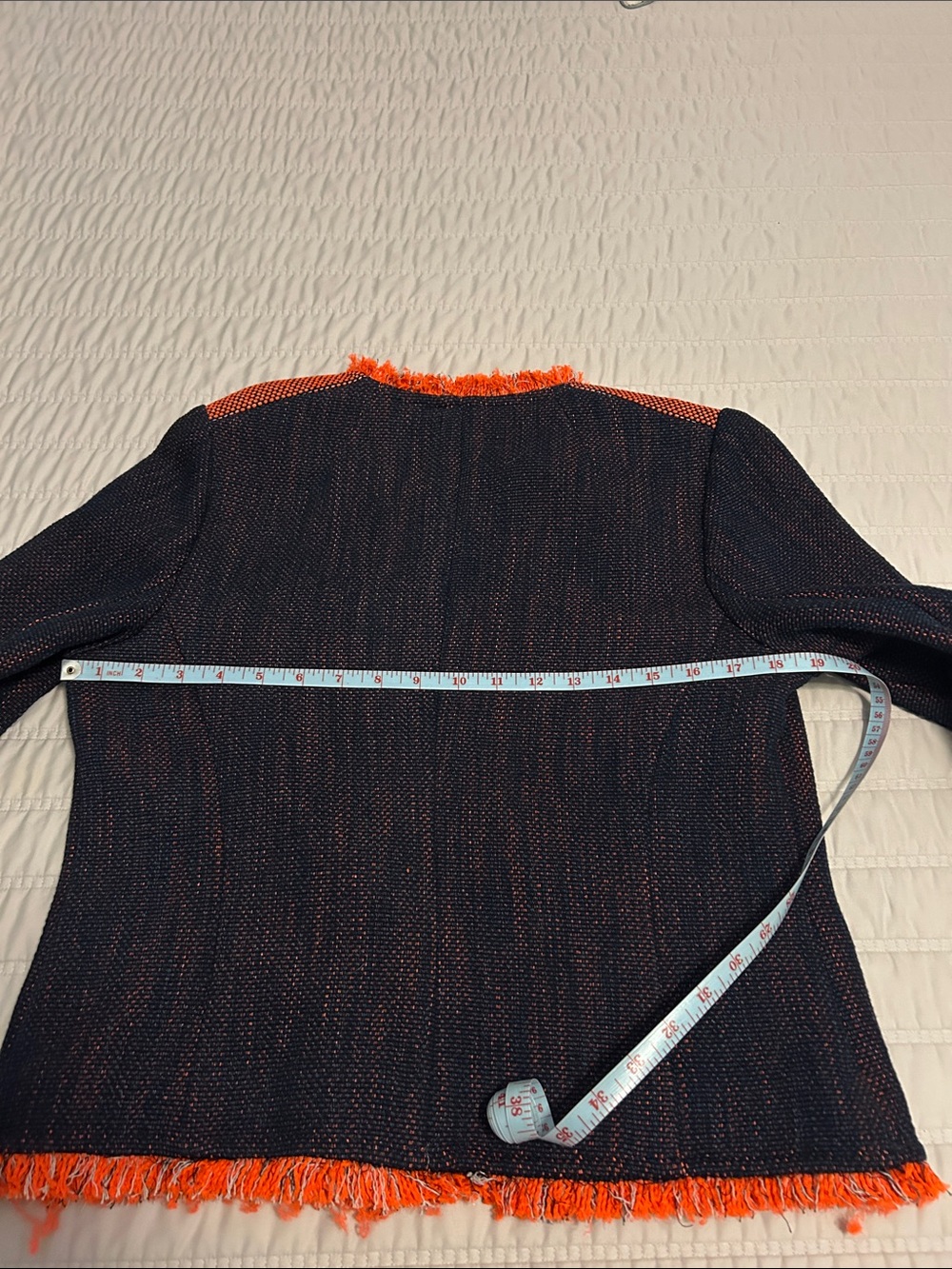 Trina Turk - 3/4 Sleeve Hook Front Jacket, Size 8 - Picture 10 of 11